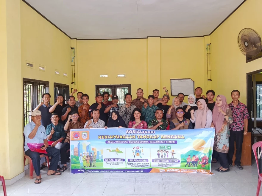 Desa Padang Pelawi Gelar Sosialisasi Kesiapsiagaan Tanggap Bencana, Hadirkan Narasumber dari BPBD hingga TNI-Polri
